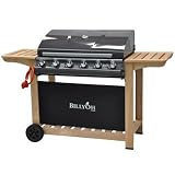 from BillyOh BillyOh BBQ: Imperial 6 Burner Hooded Gas Barbecue Including Cover, Gas Hose And regulator
