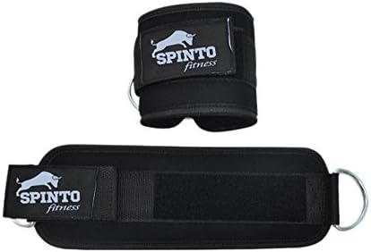 Spinto Fitness Ankle Cuff-Black