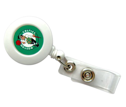 Boston Celtics Retractable Badge Reel Id Ticket Clip