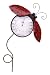 Toland Home Garden 220131 Outdoor Ladybug Thermometer on Stake