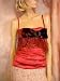$2750 New DOLCE & GABBANA Red Feather Bustier Bra 40 6