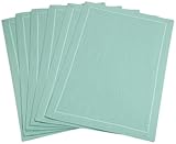 Rose Tree Royal Linen Placemat, Set of 6, Aqua Rose Tree Royal Linen Placemat, Set of 6, Aqua