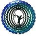SunSationsTM Medium Hummingbird Wind Spinner - Color: Blue/Green