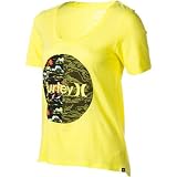 41JhZQcyrdL. SL160  Hurley Half My Heart T Shirt   Short Sleeve   Womens