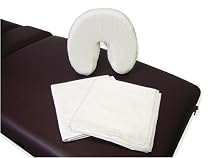 OneTouch Massage Table Sheet Set - 3 Piece: 2 Sheets, 1 Head Rest Cover 6D