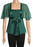 SILK KIMONO SLEEVE TOP