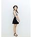 Yonala Women's Pleated Short Braces Suspender Skirt