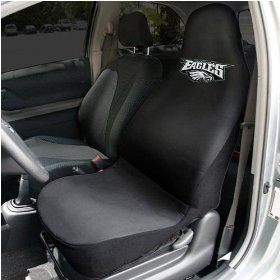 Philadelphia Eagles Black Team Logo Car Seat Cover