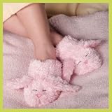 Microwaveable Bunny Slippers