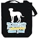 Canvas Tote Bag Black  MY Catahoula Leopard Dog IS SMARTER THAN YOU !  Dogs