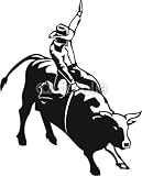 Wallmonkeys Peel and Stick Wall Decals - Bull Riding Vinyl Ready Vector Illustration - 24 Wallmonkeys Peel and Stick Wall Decals - Bull Riding Vinyl Ready Vector Illustration - 24