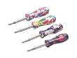 Imageworks Screwdriver, 6-In-1 - Floral Print Handle - 12 Piece Display Set