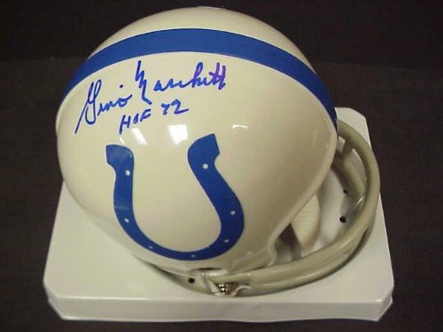 Gino Marchetti Autographed Mini Helmet Baltimore Colts - Autographed NFL Mini Helmets