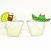 Tequila Shot Drink Frat Party Costume Gag Sunglasses