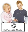 Baby/Kinder Langarmshirt mit Druck COPYRIGHT BY MAMA & PAPA (046.47)