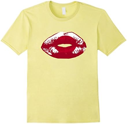 Men's Cute I love japanese flag kiss t shirts Large Lemon