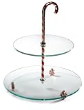 Godinger Candy Cane Two-Tier Server