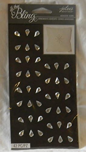 Jolee's Boutique All That Bling Clear Tear Drops Gem Stickers