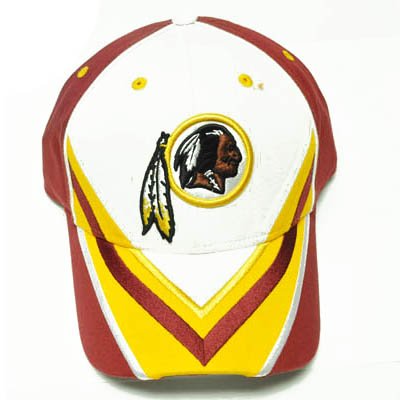 NFL WASHINGTON REDSKINS MAROON WHITE COTTON HAT CAP NEW