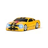 Wireless Mouse - Mustang GT Yellow with Black Stripes