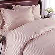 ELEGANCE 1000 Thread Count Bed Sheet Set Egyptian Cotton Sateen Stripe Blush (Queen).