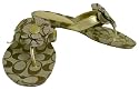 Coach Patrisha Signature Khaki Gold Floral Sandals