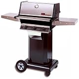 MHP Gas Grills TRG2 Infrared Propane Gas Grill W SearMagic Grids On Black Cart