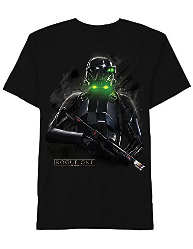 Star Wars Rogue One Green Death Black Adult T-Shirt