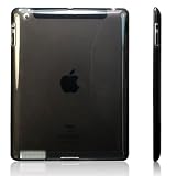 Invero Black TPU Gel Case for Apple Ipad 2 Includes Screen Protector (All Versions)