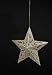 Seasons of Elegance 5-Point Gold Glitter Star Christmas Ornament 8"