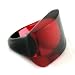 Cyber Lyly Red Rectangle Spotty Ring