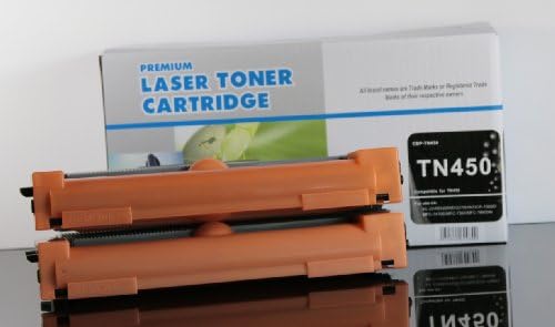 Compatible with Brother 2 Pack TN450 High Yield Toner Compatible Cartridges for DCP-7060D, DCP-7065DN, HL-2130, HL-2132, HL2230, HL-2240, HL2240D, HL-2242D, HL-2250DN, HL-2270DW, HL-2280DW, Intellifax 2840, Intellifax 2940, MFC-7240, MFC7360N, MFC-7460DN and MFC-7860DW Printers