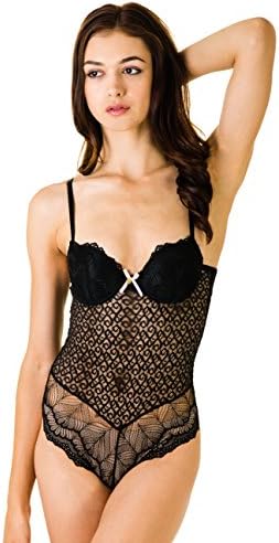 Daisy Fuentes Junior's Molded Cup Lace Teddy