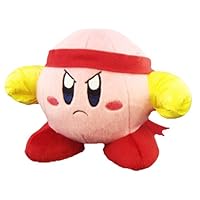 Official Nintendo Kirby Adventure Plush Stuffed Toy - 6 Kirby Fighter (Japanese Import)