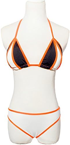 Taihexin Womens Tie Side Bottom Triangle Bikini Swimsuits Set Beachwear Black L