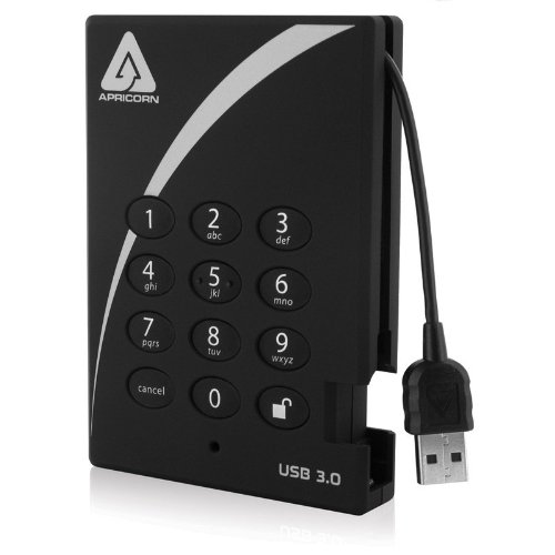 Apricorn Aegis Padlock 256 GB USB 3.0 SSD Model (A25-3PL256-S256) On Sale
