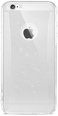 iPhone 6 Case Premium Sparkle Candy Colored Slim Fit Flexible TPU Case for Apple iPhone 6S / 6 (Clear)