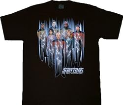 Star Trek The Next Generation Beam Us Up Black T-shirt Tee