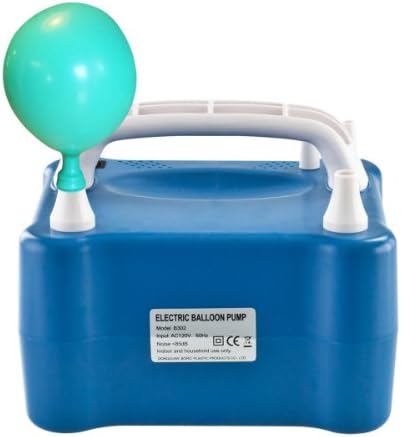 Portable Dual Nozzle Rose Red 110V 600W Electric Balloon Blower Pump/Electric Balloon Inflator