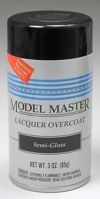 Semi Gloss Lacquer Clear Coat Testors by Testors Corp