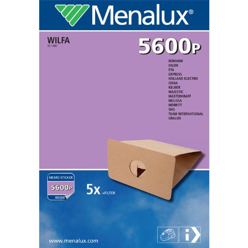 Menalux 5600 P / 5 Staubbeutel / Papier / Wilfa Preisvergleich