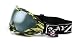 2010 Rayzor Professional UV400 Double Lensed Ski / SnowBoard Goggles, With a Green Camouflage Frame and an Anti Fog Coated, Smoked Mirrored Anti-Glare Wide Vision Clarity Lens.