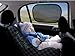 Kids Car Sun Shades for Side Window (2 Pack): Kids Sun Shade Protection/ Static Cling Shades for Children In Your Car With.