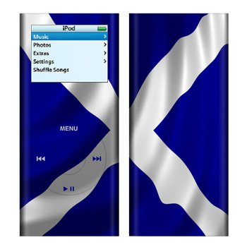 Apple iPod nano 第2世代/2nd用デコレーションスキンシール【St. Andrew's Cross】