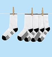 5 Pairs of Assorted Stripe & Block Sports Socks