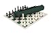 Quiver Chess Set Combination - Triple Weighted - by US Chess Federation (Forest Green)