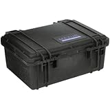 Mazur Instruments PRM-HC-BK Pelican PRM Hard Field Case, 7-1/4" Length x 4-3/4" Width, Black