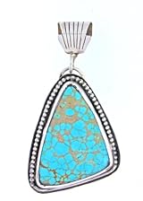 Number 8 Turquoise Pendant