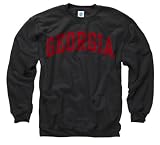 Georgia Bulldogs Black Arch Crewneck Sweatshirt