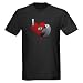 Love Congo African Grey Pets Dark T-Shirt by CafePress